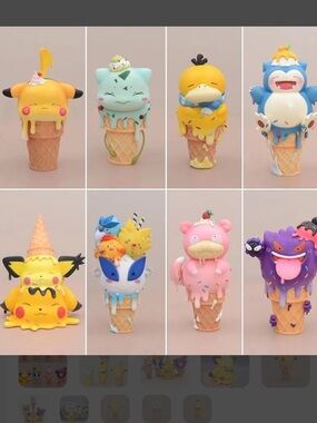 Pokemon Ice cream figurines brand new